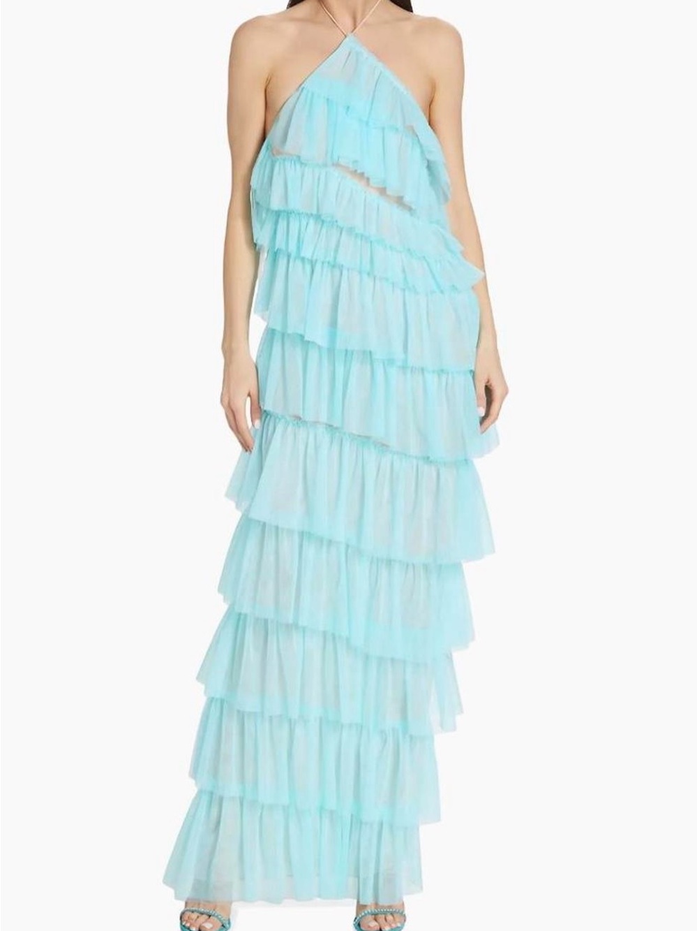 The Bar Henri Gown sz 8 in Amalfi Blue NWT